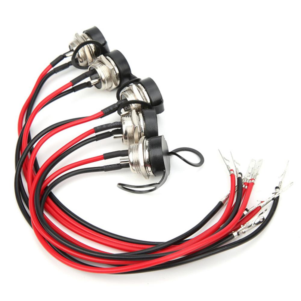 

Scooter Round Head Three-hole 24V 36V Jack Socket Battery Charging Inline Connector Charging Port 1