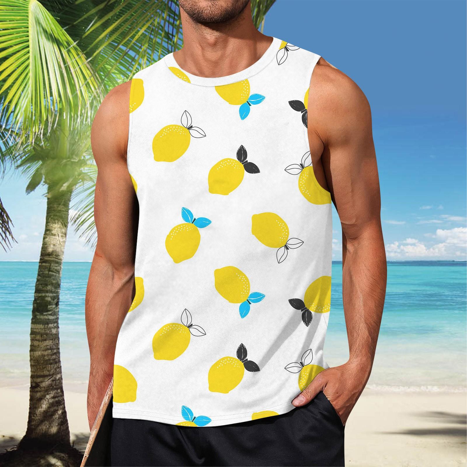 

Летний мужской однотонный поглощающий пот дышащий жилет без рукавов с принтом и расширяющимся плечом XXXL