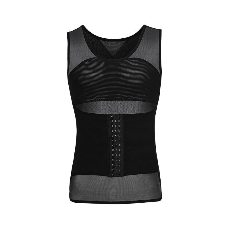 Leichter Herren Body Shaper Taillentrainer & Brustbinder Weste, NY041