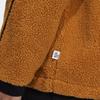 Adidas Neo Utility Jacket Padded with Stand Collar, Long Sleeves and Zipper Unisex Outerwear Brown HN4769