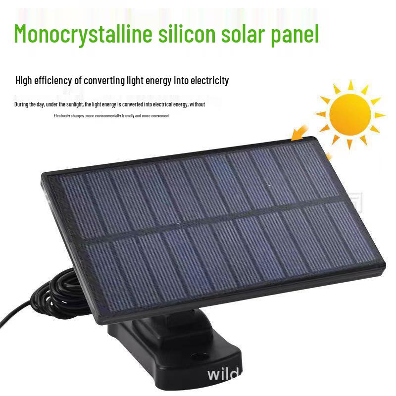 2021 Triple-Head Solar LED Wall Light with Motion Sensor for Outdoor Use