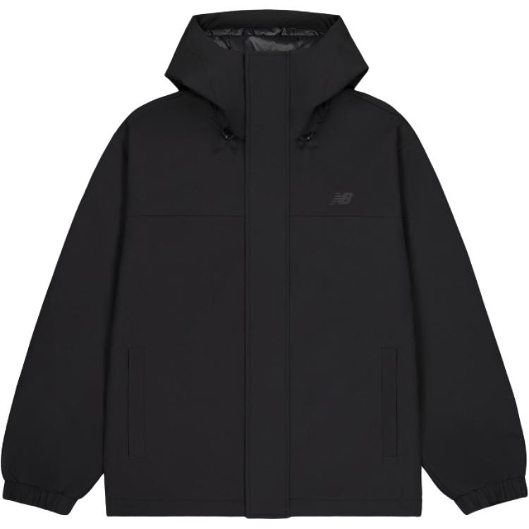 Куртки New Balance Мужские Черные BK С капюшоном Умеренные Другие AMJ51380-BK XS 160