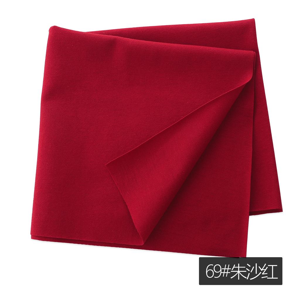 All Cotton Plain Knit Fabric Summer Baby Short Sleeved Thin Jersey Jacket Inner Lining Home Dress DIY Fashionable Sewing Cloth