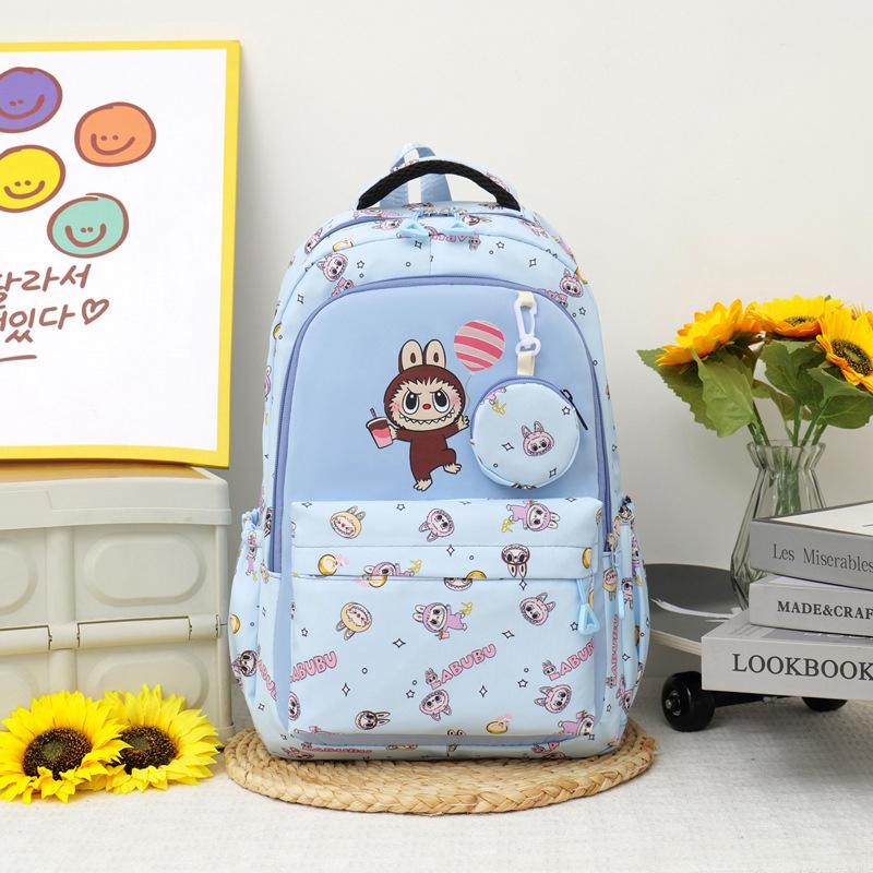 Batoh LABUBU Školní taška Volnočasový batoh Dětská taška Batoh pro základní školu LABUBU Dívčí Chlapecký školní batoh 6 barev