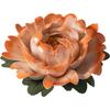 Simulated hand-squeezed peony flower porcelain flower ceramic thread incense seat incense insert tea ceremony desktop decorative