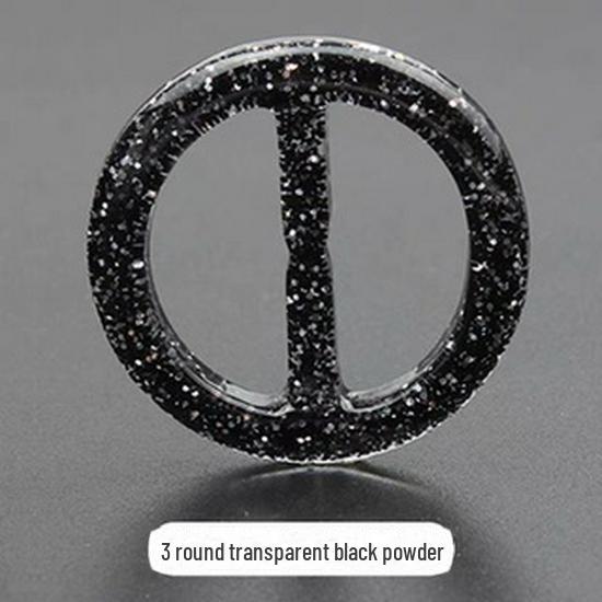 Resin Adjustable Japanese T-Shirt Knot Waist Buckle with Three-Speed Button & Scarf Clip