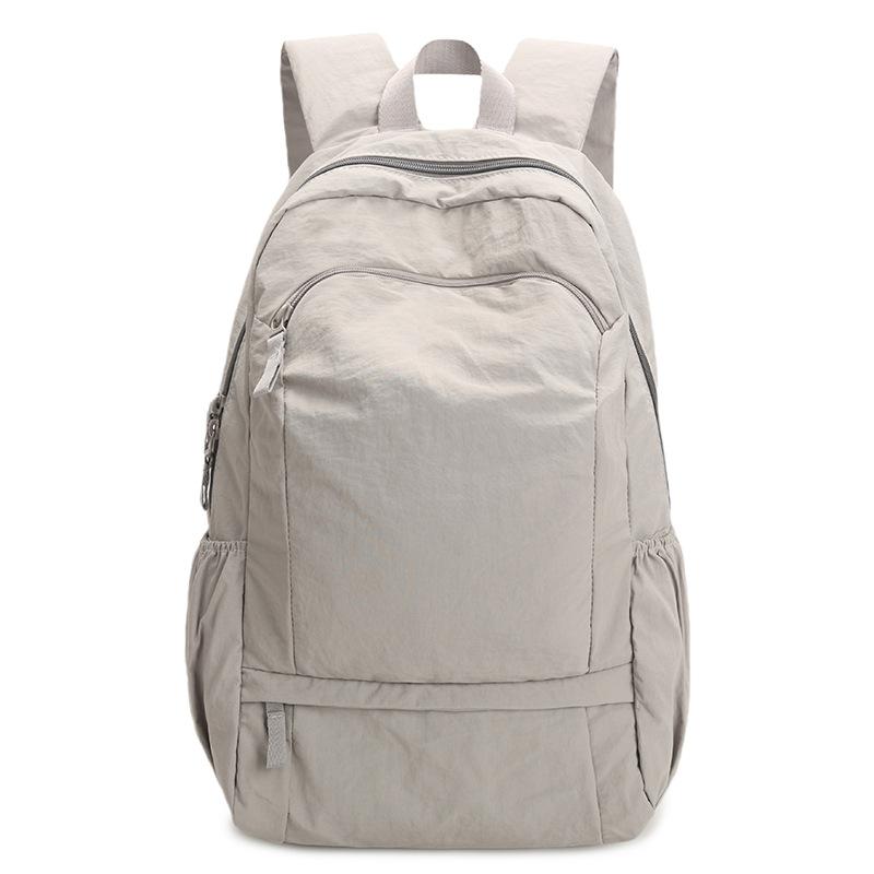 Schoolbag Fashion Trend Foldable Large Capacity Backpack Casual Simple Short Trip Storage Bag Daily Commuter Backpack