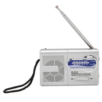 Tragbares Radio, Multifunktions-Transistorradio mit eingebautem Lautsprecher, AM/FM, mit Kopfhöreranschluss für unterwegs