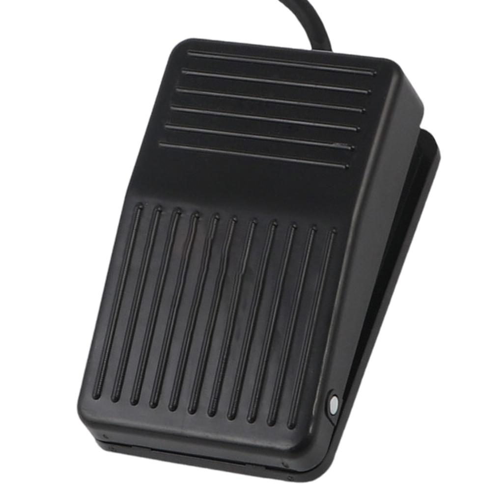 10A 250V Nonslip Momentary Electric Power Foot Pedal Switches SPDT 1NO 1NC Heavy Duty Foot Switches Pedal Controller