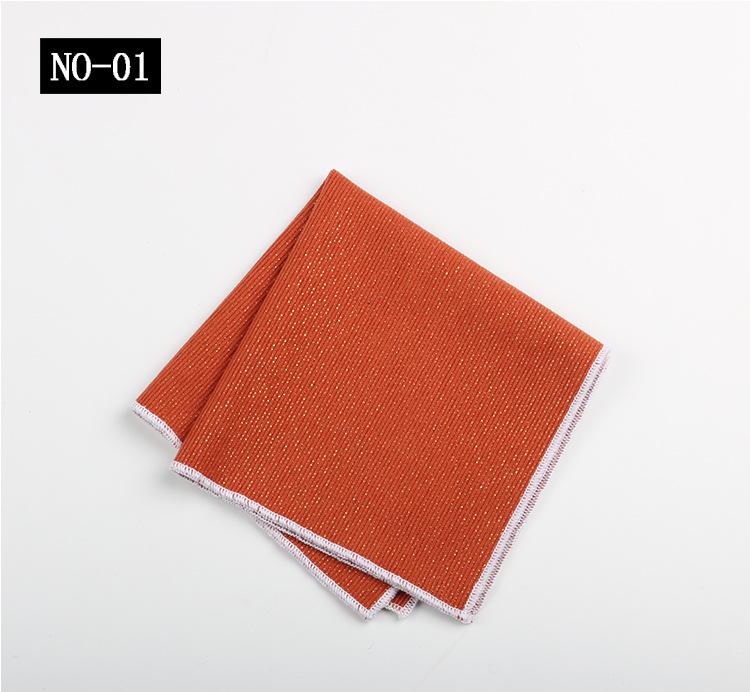 Men'S Pocket Towel Suit Shirt Dress Banquet Wedding Bright Silk Macaron Small Handkerchief Square Towel