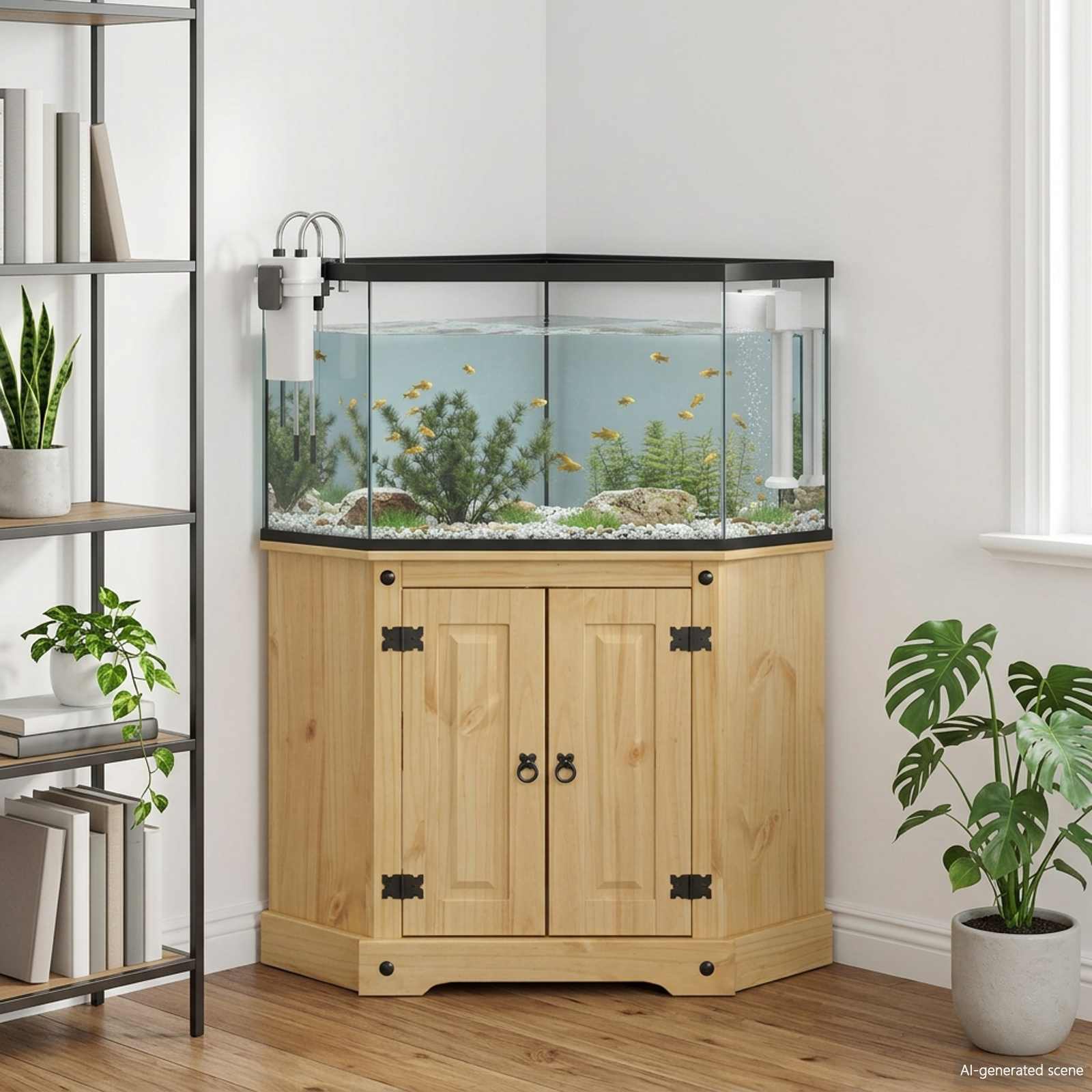 Aquarium Stand CORONA Brown 70 x