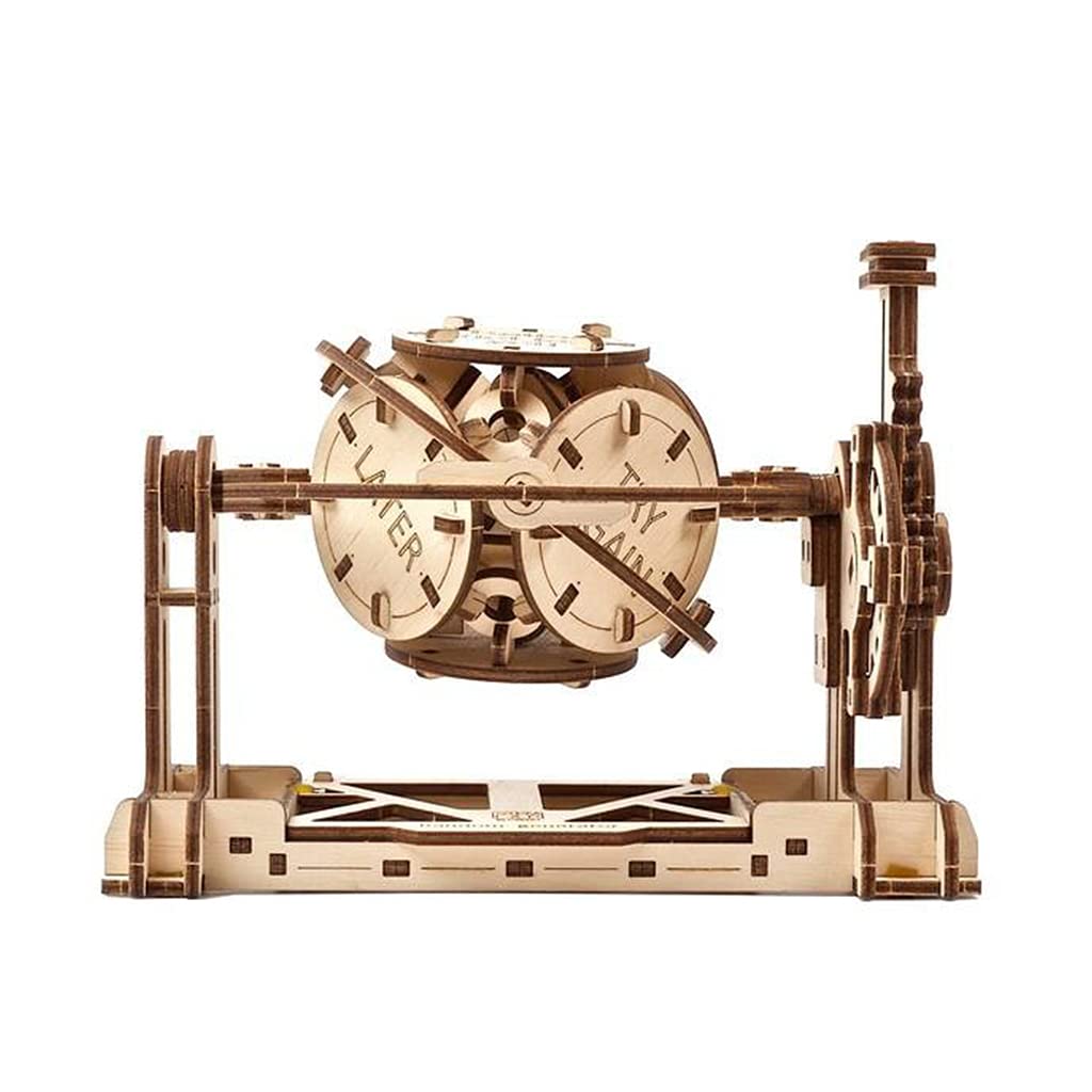 Ugears STEMLAB Random Generator Wooden Puzzle Educational Learning Craft Kit AR No Glue or Tools Required