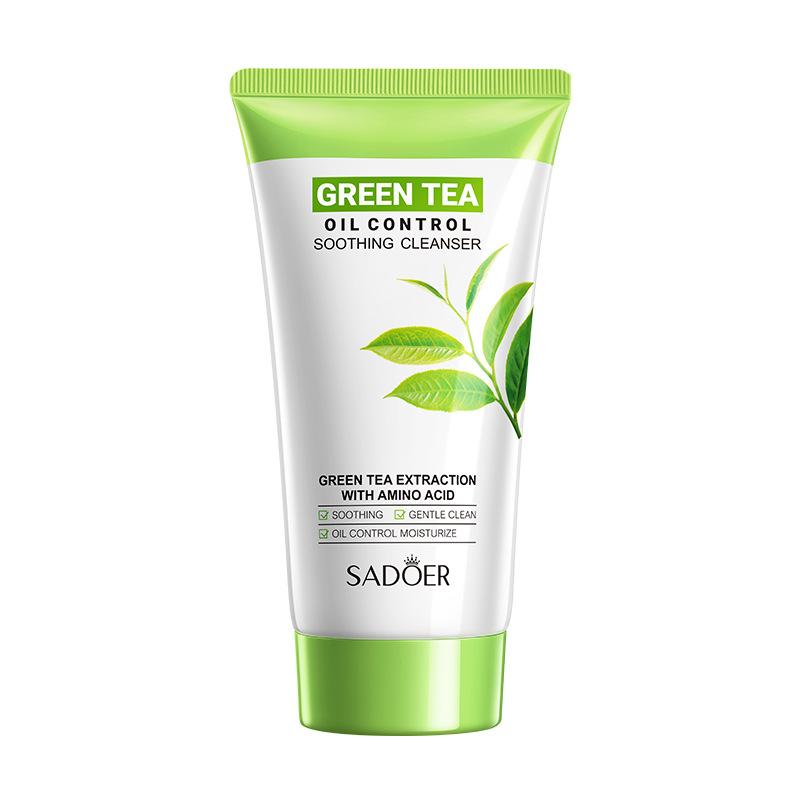 

Очищающее средство для лица 150 г SADOER Green Tea Cleansing Peach Moisturizing Cleanser Green tea 150g