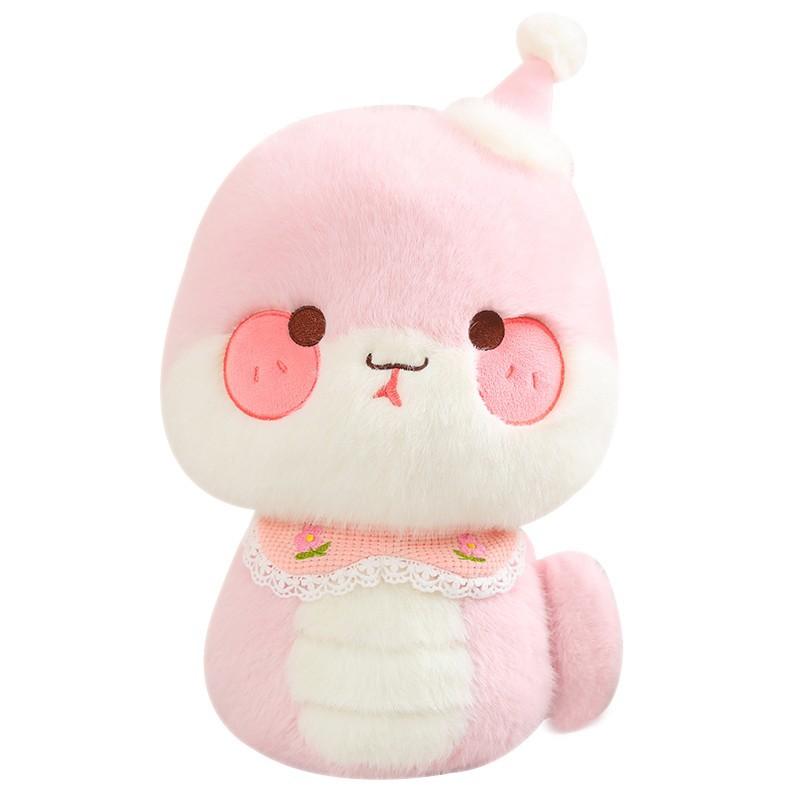 

Anime Snake Doll Plush Toy 28/32cm Cute Stuffed Soft Doll for Kids Ideal Christmas & Thanksgiving Gift 28cm розовый