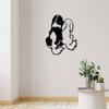Minimalist Metal Dog Wall Art Sculpture Home Decor Indoor Outdoor Hanging Gift for Pet Lovers