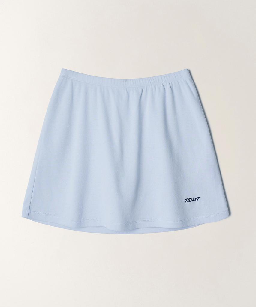 Tudment 50S Embroidered Mini Pantskirt_Light Blue