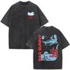 Vintage Washed Rapper Bad Bunny Debi Tirar Mas Fotos DTMF T Shirts Men Women Summer Clothing Fashion Hip Hop Tshirts Streetwear