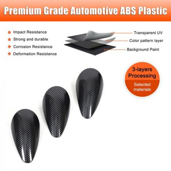 ABS Carbon Car Speed Meter Difference Display Top Cover For Nissan 370Z 2009-20