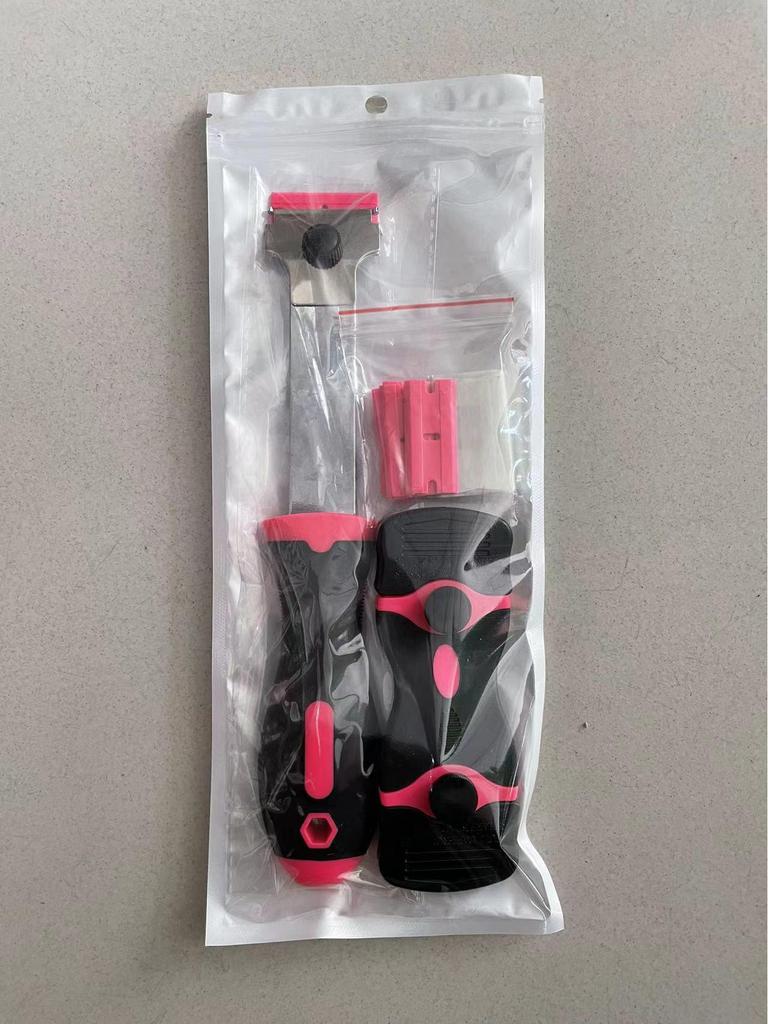 Multifunctional Cleaning Kit: Stain Scraper, Extended Shovel, Glue Remover, Car Film Tools