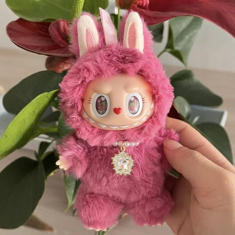 

Монстр Лабубу Мококо Клубничная Сладость Плюшевая Кукла Блайнд Бокс Кастомная Версия Кукла Рюкзак Подвеска Мистери Бокс Подарки-сюрпризы розовый