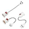 E27 Socket Adapter With On Off Switch To US EU UK Plug Flexible Extension Lamp Bulb Holder Converter