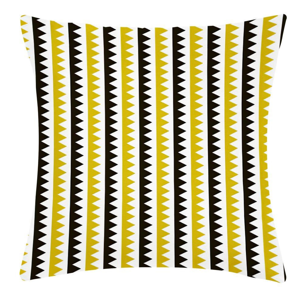 Colorful Geometric Pattern Pillowcase Dormitory Decoration Office Living Room Sofa Home Pillowcase