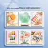 48-Color Watercolor Paint Set for Beginner Artists and School Students