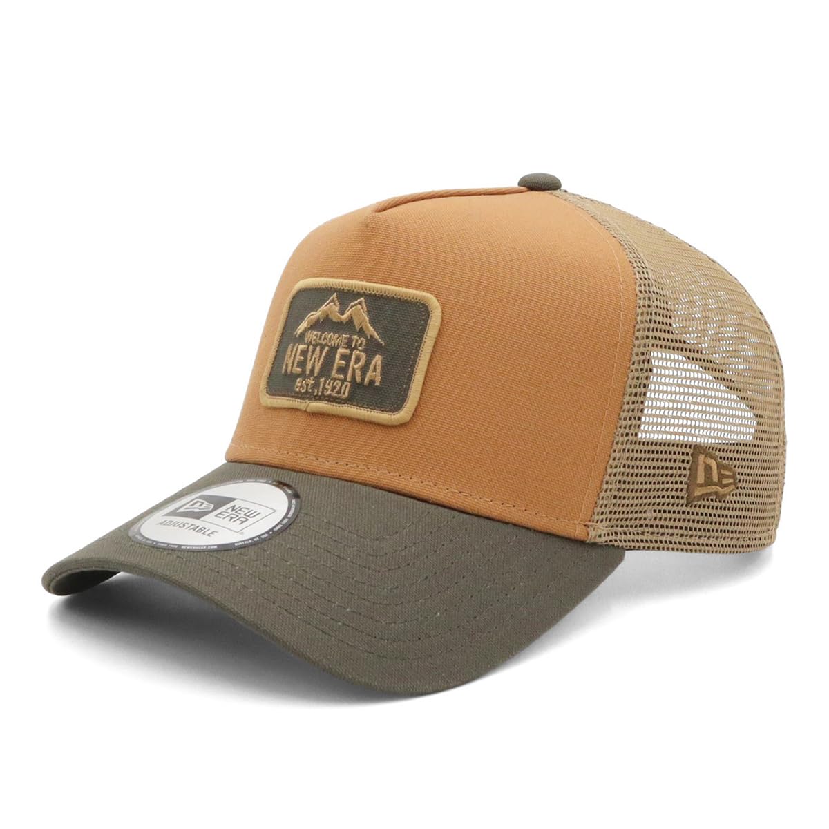 

Кепка New Era Outdoor Mesh Duck Light Free Size OD Duck Mountain NER36O3712, 9FORTYA-FRAME Canvas, Бронзовый, 940AFTR, Логотип, LBRZ, 14392243,