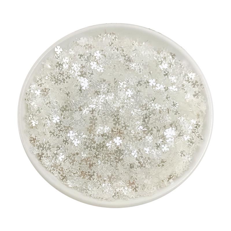 Irregular High-Flash Silver Crystal Sequin Jewelry DIY Accessories