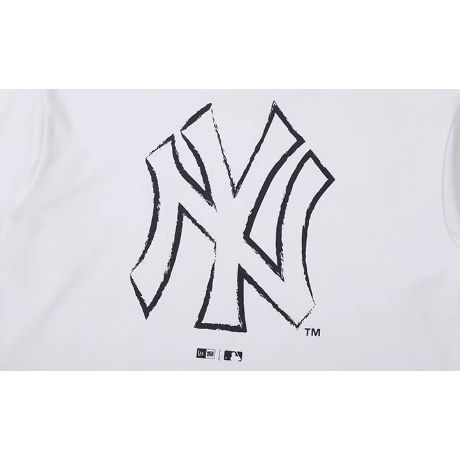 New Era FW25 MLB New York Yankees Rebellious Academy Series Comfortable Versatile Loose Fit Crew Neck Long Sleeve T-Shirt Unisex Tops 14726662