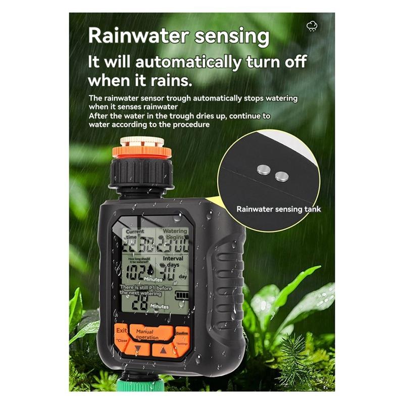 AT19-Watering Garden Irrigation System 5M-30M Outdoor Misting Cooling 1/4"' Atomizer Nozzles 4/7Mm Hose For Patio Greenhouse