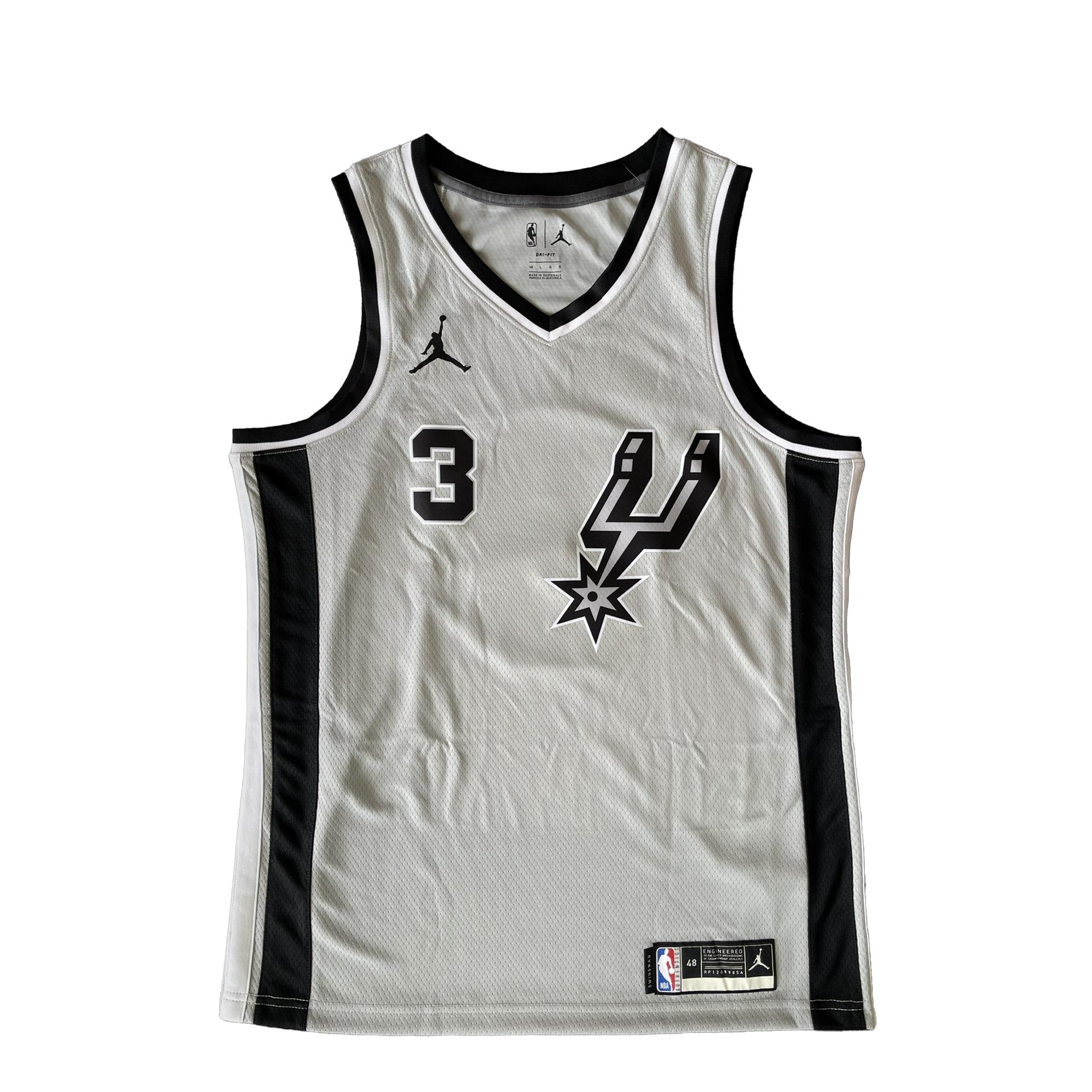 Jordan NBA San Antonio Spurs Keldon Johnson Fan Edition V-Neck Sleeveless Basketball Jersey Unisex jersey CV9539-007 L