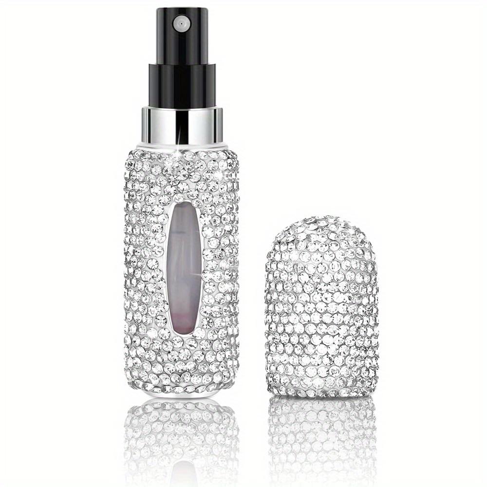 Bling Spray Bottle Rhinestone Perfume Travel Refillable Perfume Atomizer Bottle 5ml Portable Mini Perfume Spray Dispensers Gift