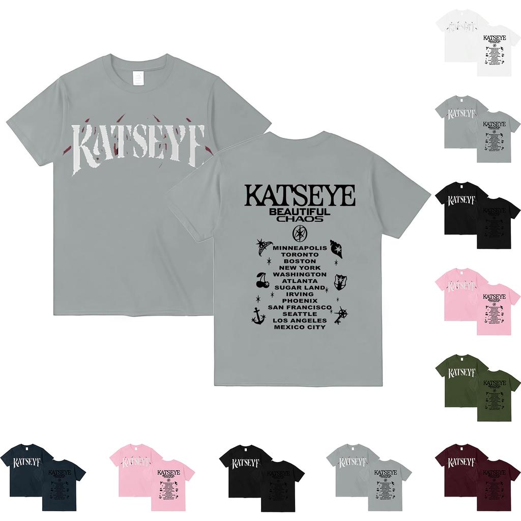 Women's Fashionable And Casual Long Sleeve Printed Short-Sleeved Top