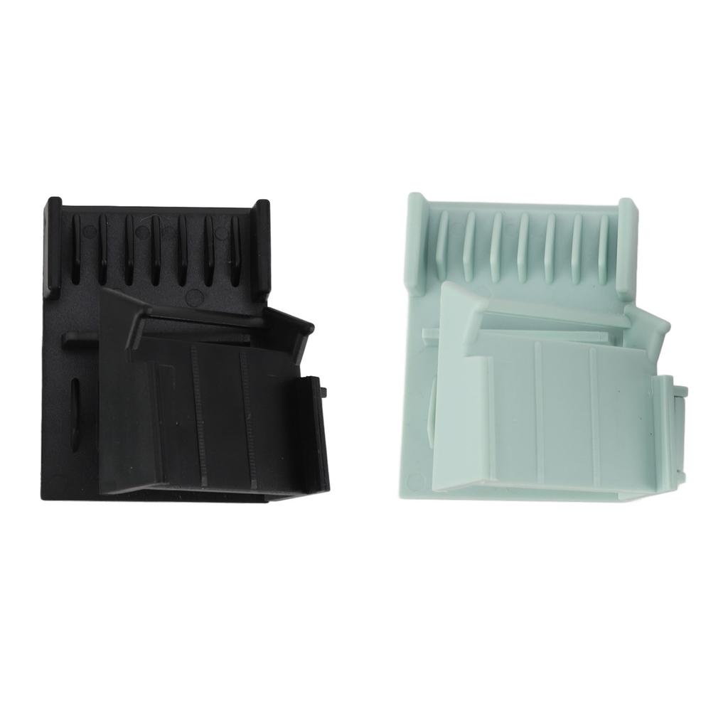 2pcs Hair Clipper Guides Combs for Split Ends Heat Resistance Rounded Teeth Precise Cutting Hair