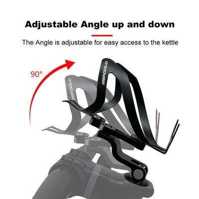 Bicycle Bottle Cage Adapter Aluminum Alloy Bike Water Bottle Holder Mount Adapter Adjustable Angle Bike Accessories