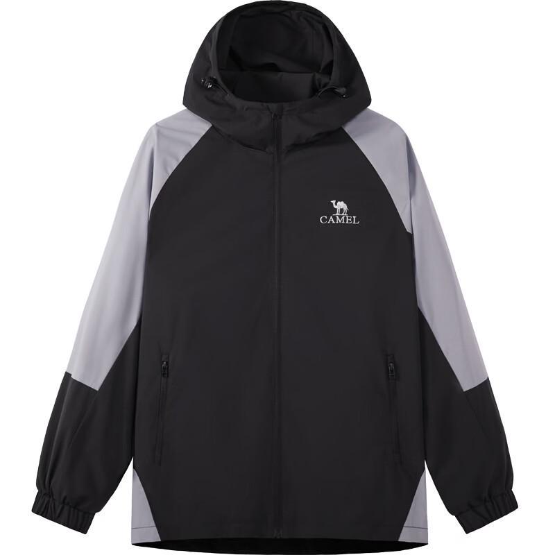 Camel Women's Color-block Windproof Waterproof Jacket