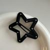 Polka Dot Leopard Print Leather Star Hair Clip - Cloud Cutout BB Clip for Side Bangs