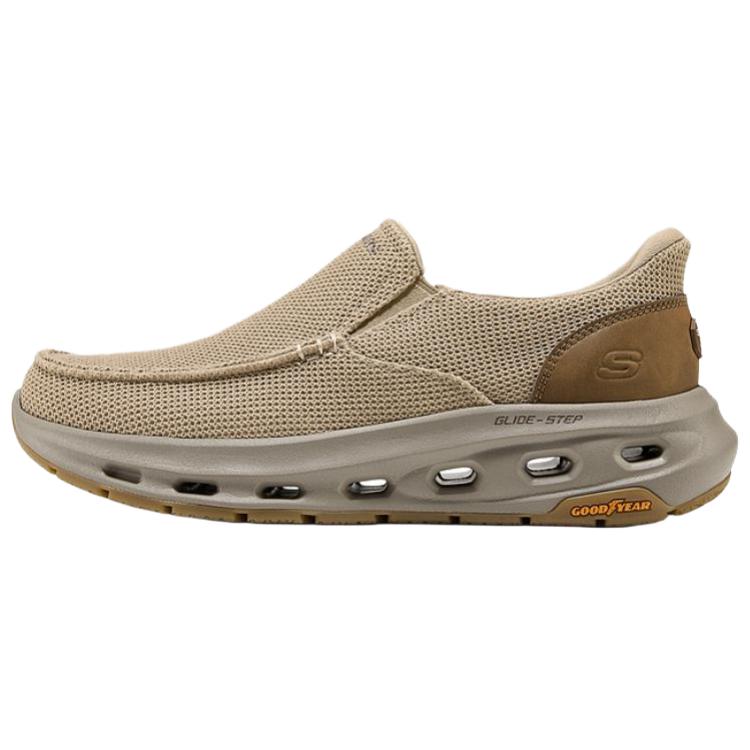 Skechers Mens USA Comfortable Versatile Breathable Low-Top Casual Shoes Men sneakers Khaki 205770-KHK 39.5
