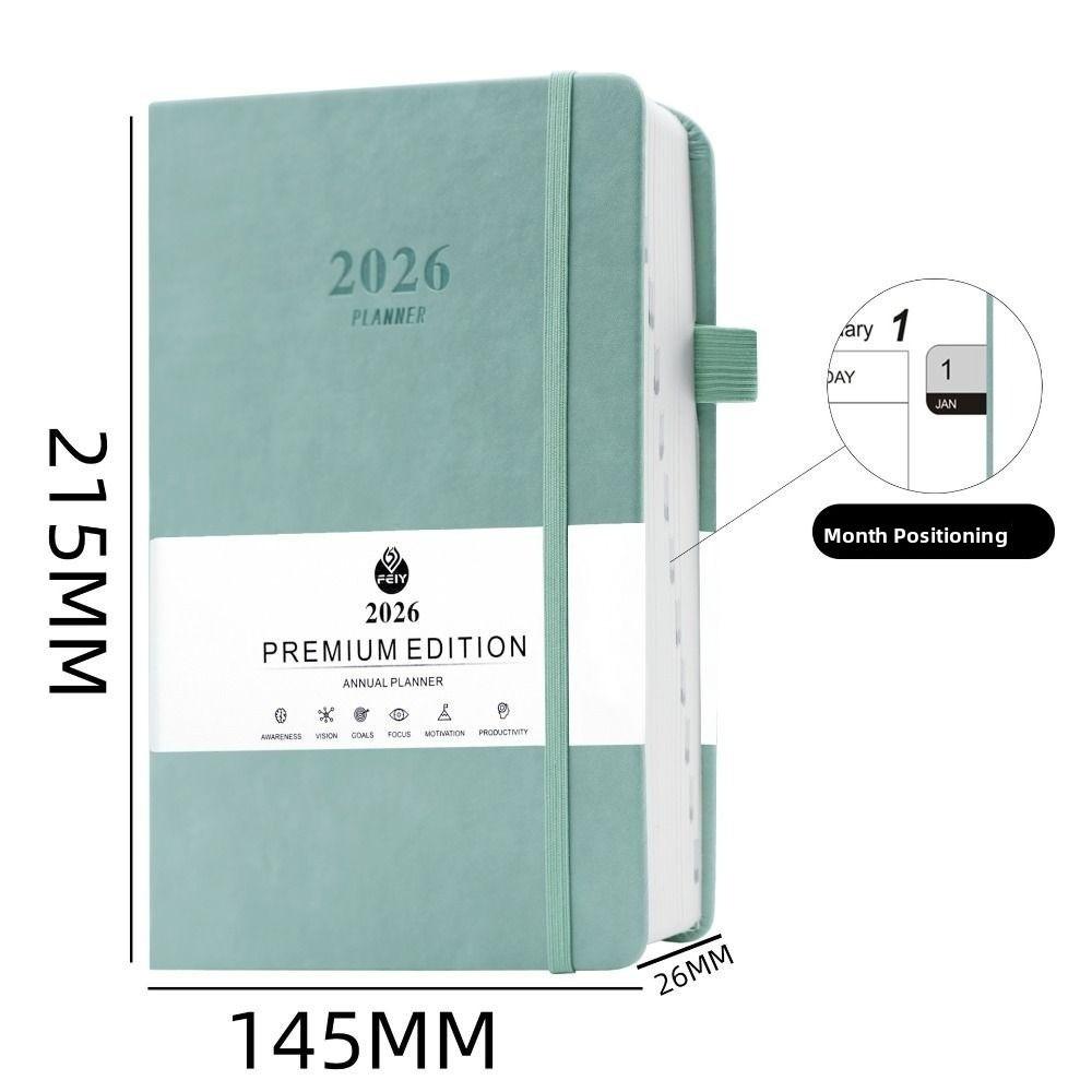 English A5 Agenda Planning Notebook 12 Months To-do List Notebook  Office Supplies