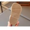 Girls' shoes, children's floral princess sandals, summer baby beach soft-sole walking shoes.