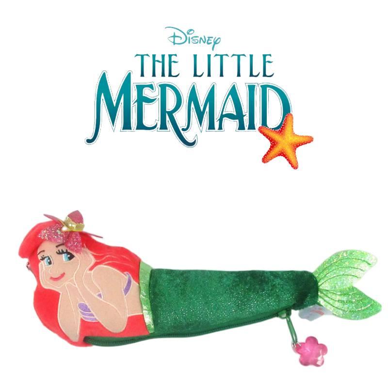Adorable Ariel Mermaid Plush Pen Pouch For Kids, Soft And Comfortable Fabric, Perfect Storage For Pens, Coins And Small Items