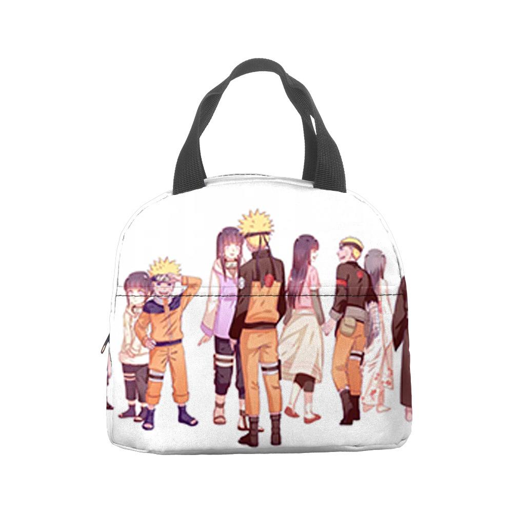 Naruto Lunch Bag, Student With Rice Insulation Bag, Large Capacity Portable Lunch Insulation Bag, Bento Bag, Outdoor Bag.