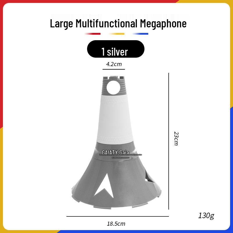 Extra Large Detachable Megaphone & Ice Cream Training Cones for Basketball & Football