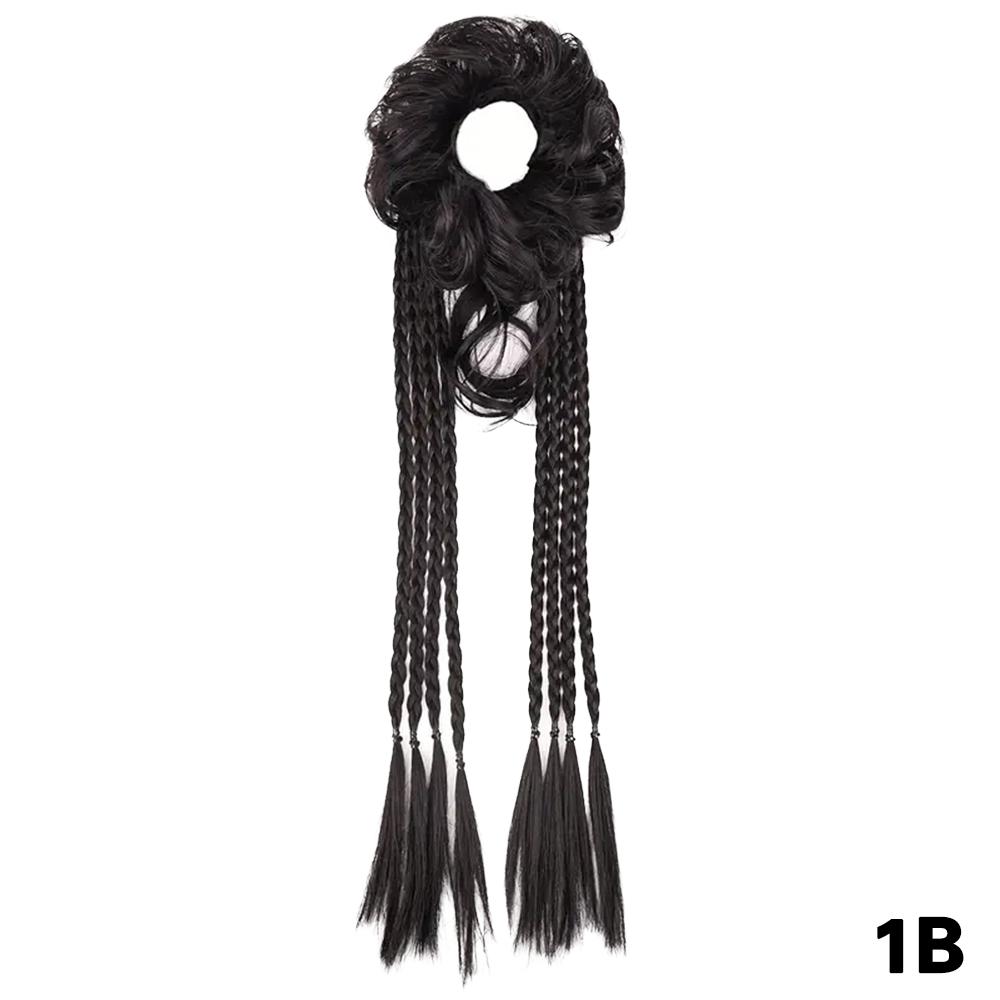 MERISIHAIR Synthetic Long Chic Braided Ponytail Extension Heat Resistant Hair Perfect For Women Everyday & Festive Hair Accessories