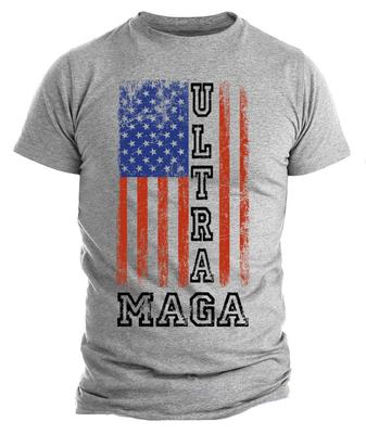 Ultra MAGA Joe Biden T-Shirt Mens Womens Tees Top  Funny Political Shirts Trump 2024 USA Flag