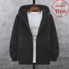 Men's 2023 Korean Style Loose Jacket with Plus Velvet – Trendy Sweater Top for Spring and Autumn Casual Wear