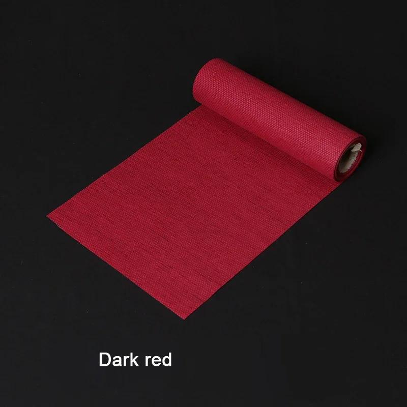 

Бумажная дорожка для стола, водонепроницаемая скатерть для дома, свадьбы, банкета, фестиваля, вечеринки, кейтеринга, украшения отеля, флаг для стола 20x210cm темно-красного