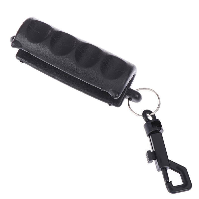 

1 шт. Силіконовий знімач стріл для стрільби з лука, з брелоком чорний