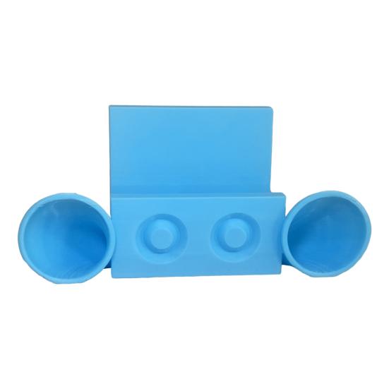 Doppel-Lautsprecher Handyhalter 3D-gedruckter Verstärker Handy-Ständer Klangvolumen-Verstärker für